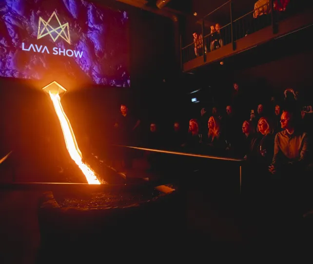 The Lava Show Reykjavik showroom is an impressive arena