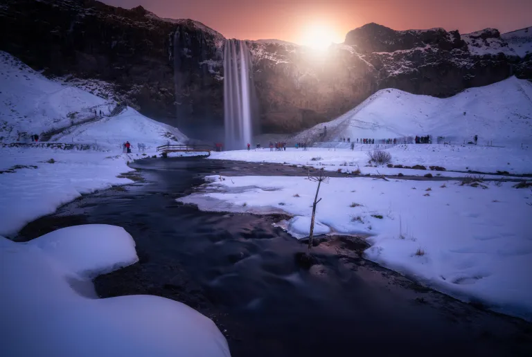 Seljalandsfoss Winter