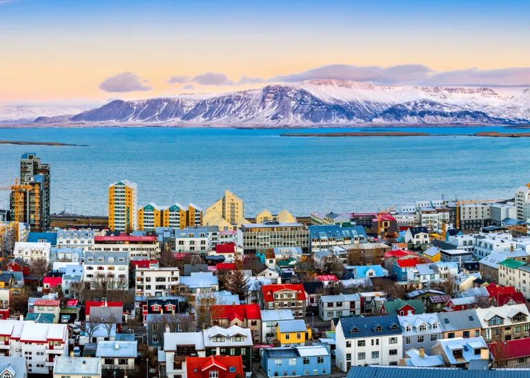 Reykjavik in Winter