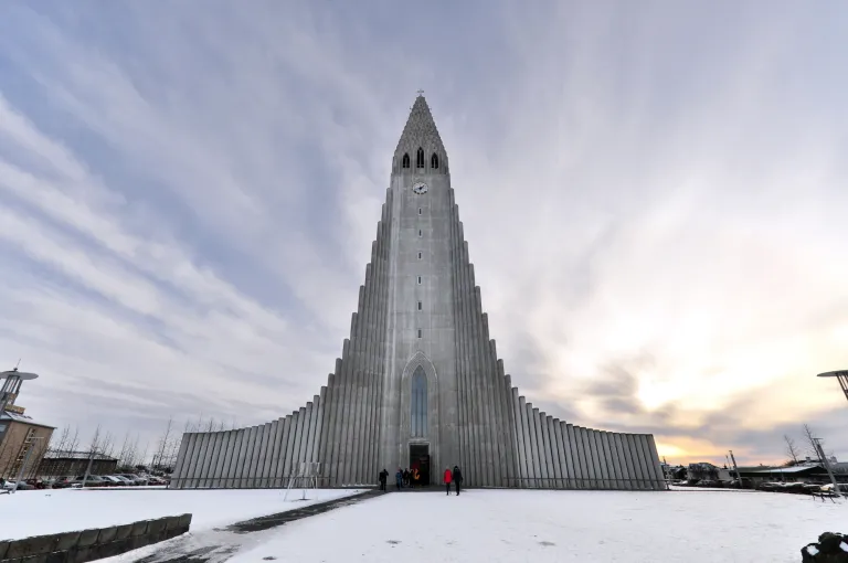 Hallgrímskirkja winter