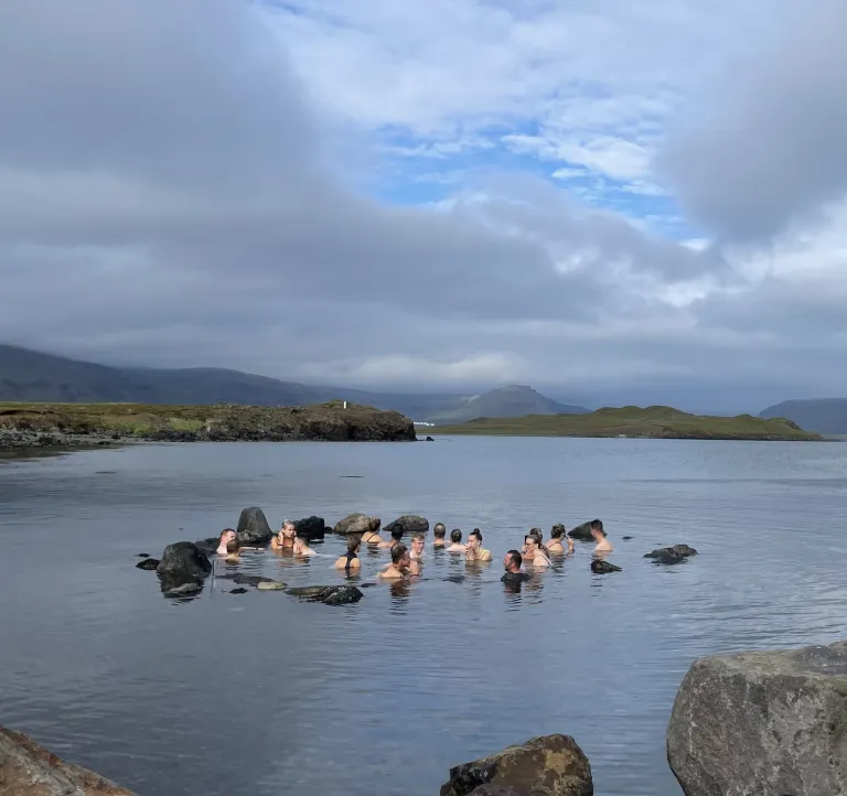 The Tidal Hot Spring disappears into the ocean during high tide only to reappear a few hours later hence entirely natural 